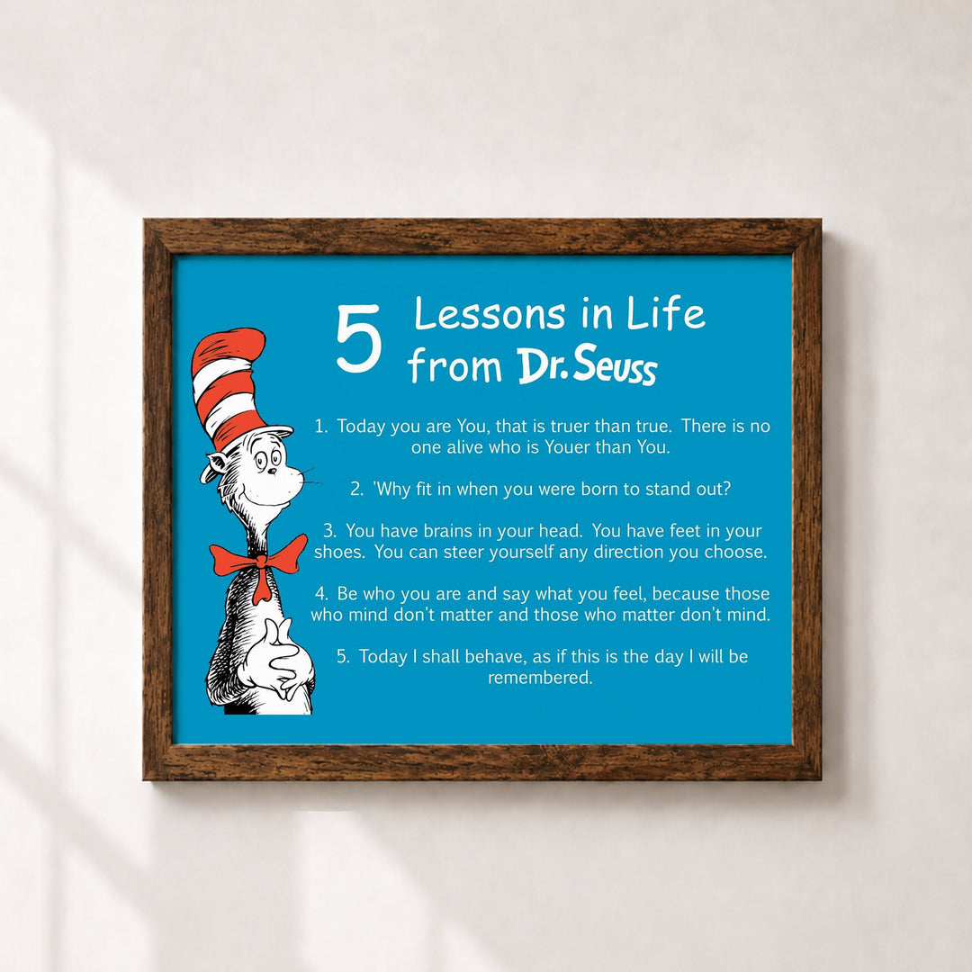 Whimsical Reading Inspirational Wall Art