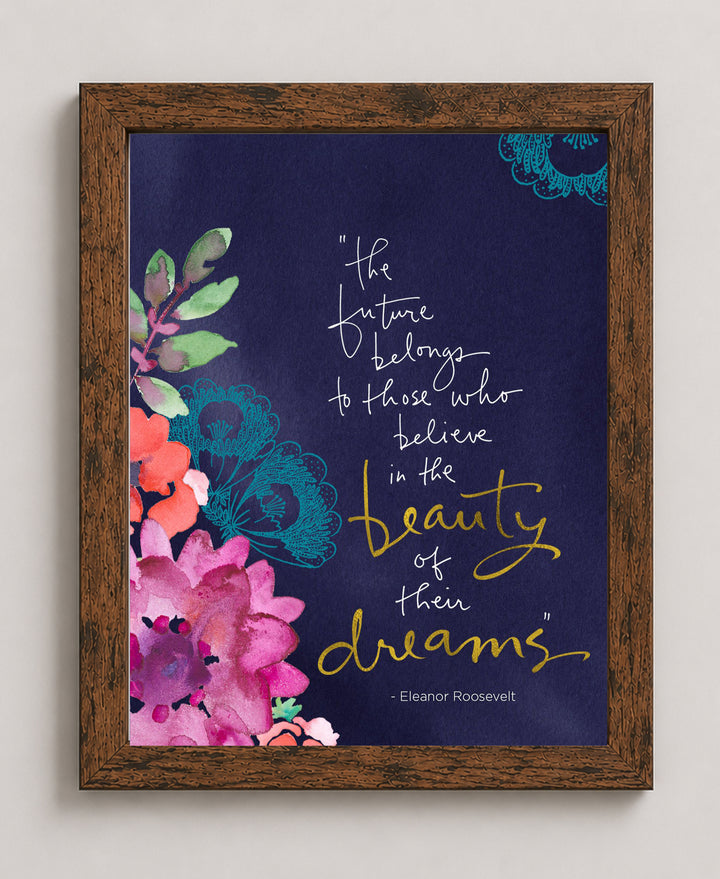 Eleanor Roosevelt Inspirational Wall Art