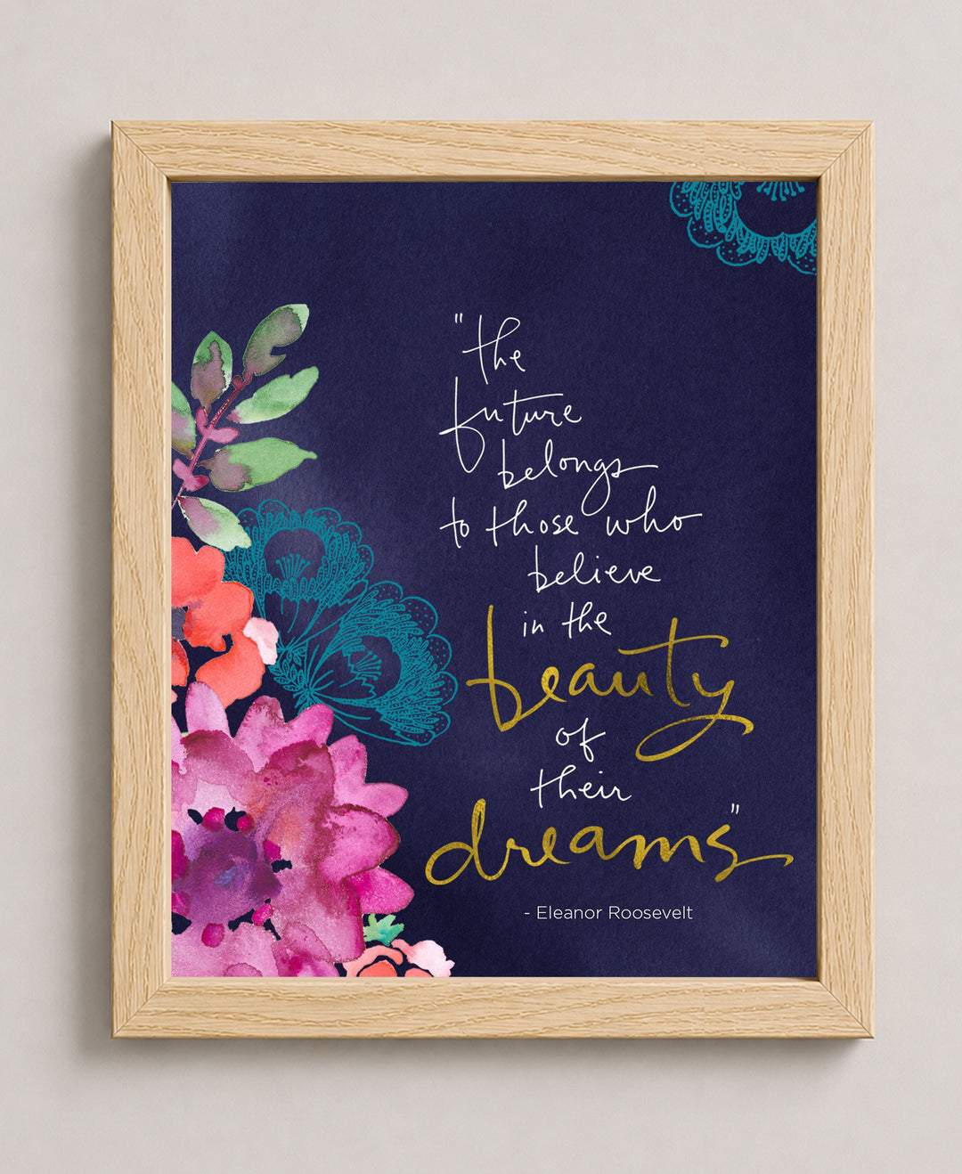 Eleanor Roosevelt Inspirational Wall Art