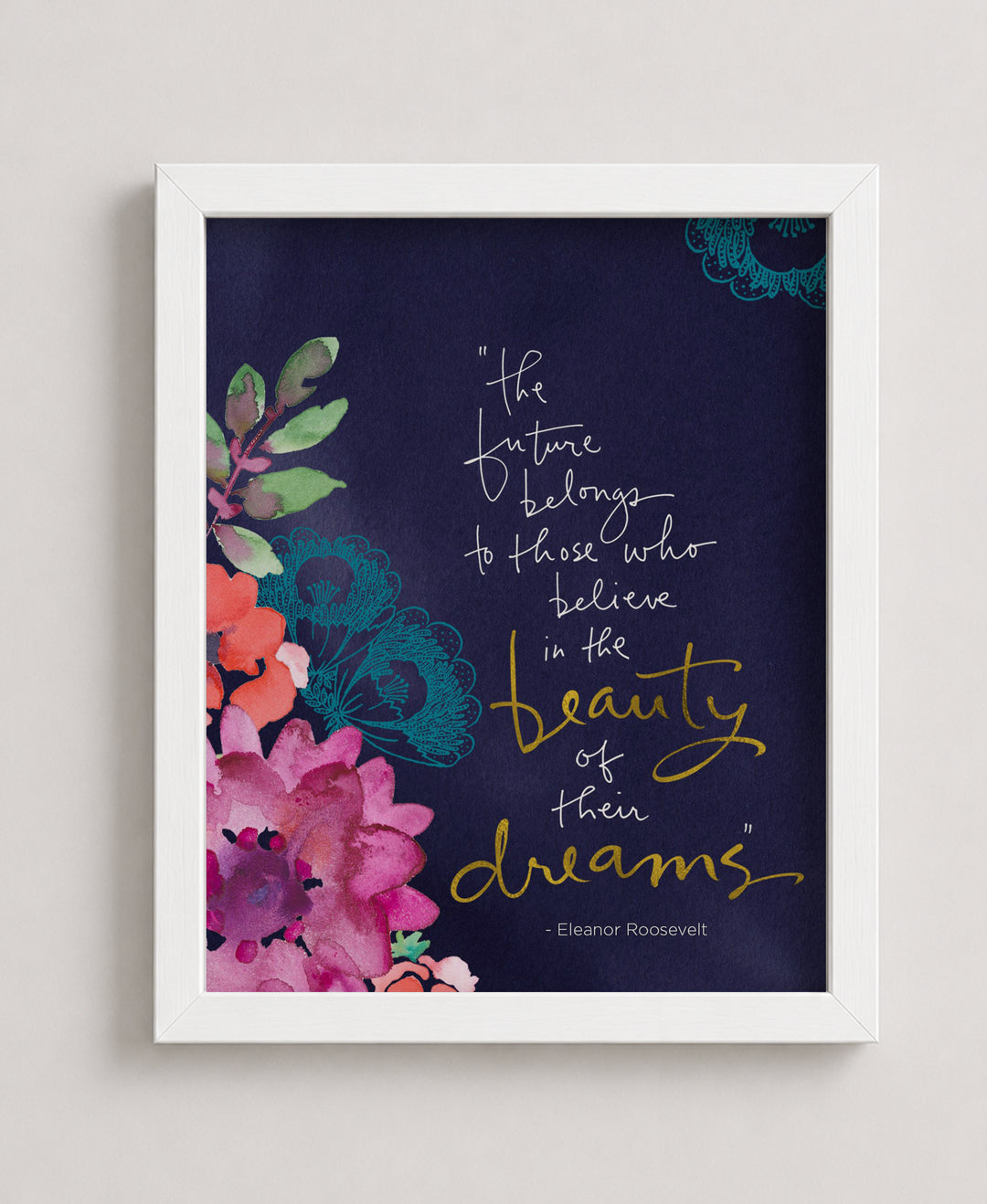 Eleanor Roosevelt Inspirational Wall Art