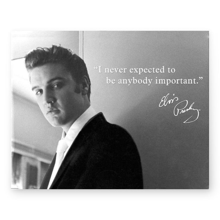 I Never Expected To Be Anyone Important&