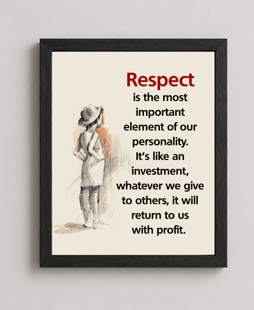 Respect Inspirational Wall Art