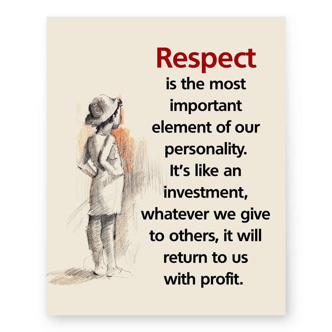 Respect Inspirational Wall Art