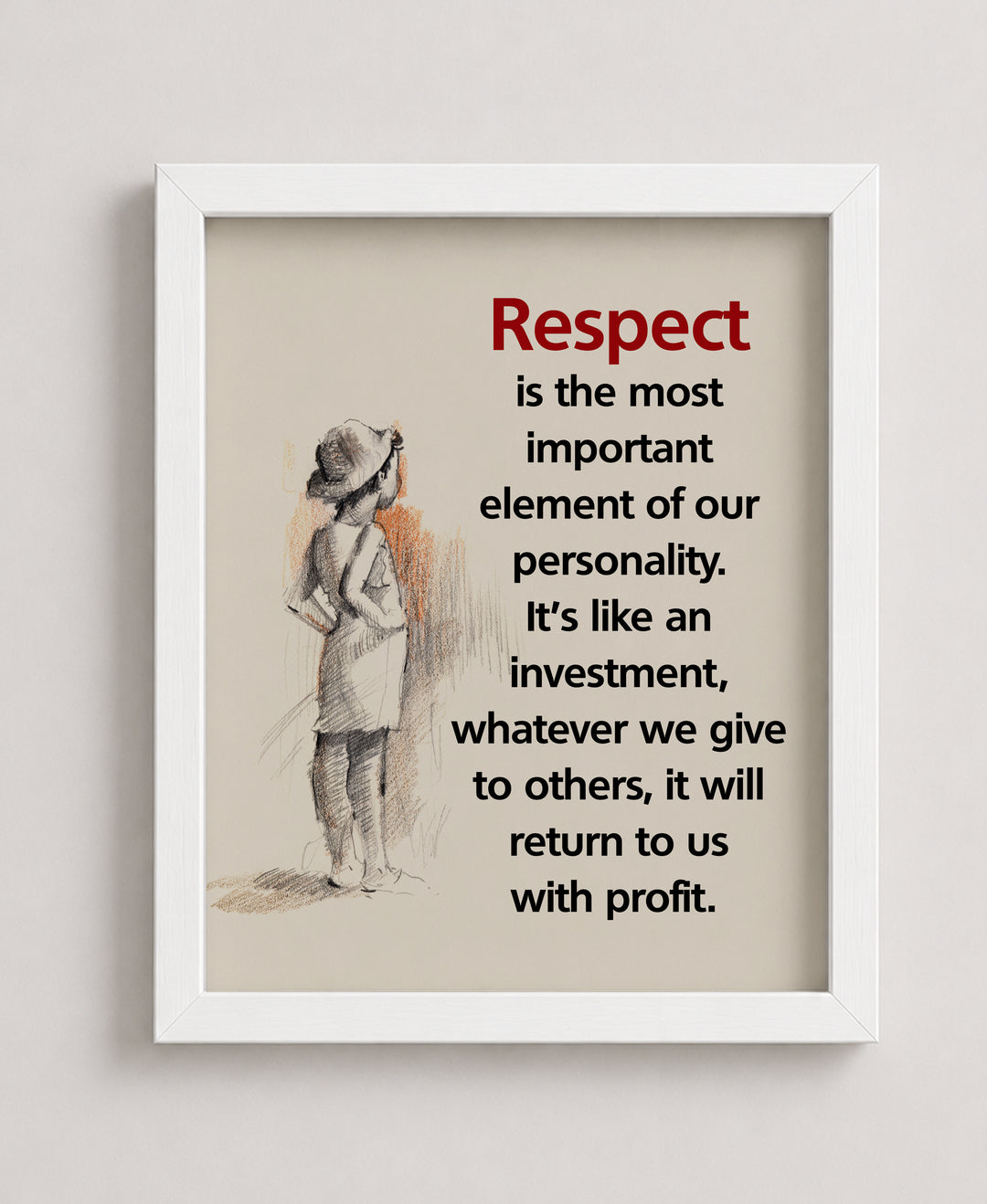 Respect Inspirational Wall Art