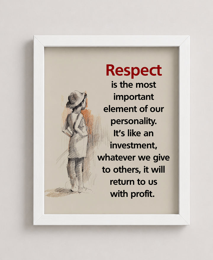 Respect Inspirational Wall Art