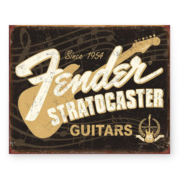 Retro Guitar Music Wall Art