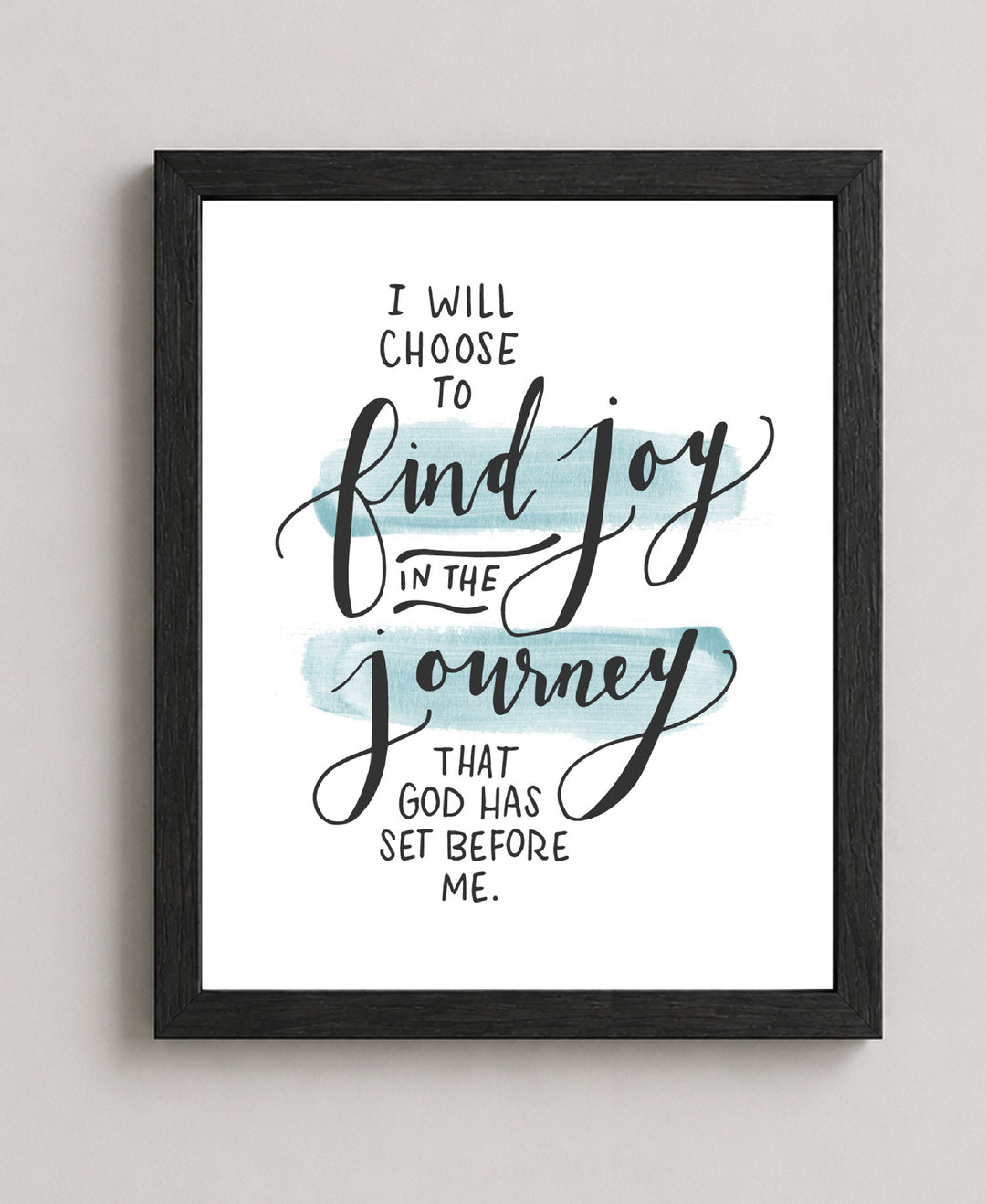 Find Joy in the Journey Inspirational Wall Art