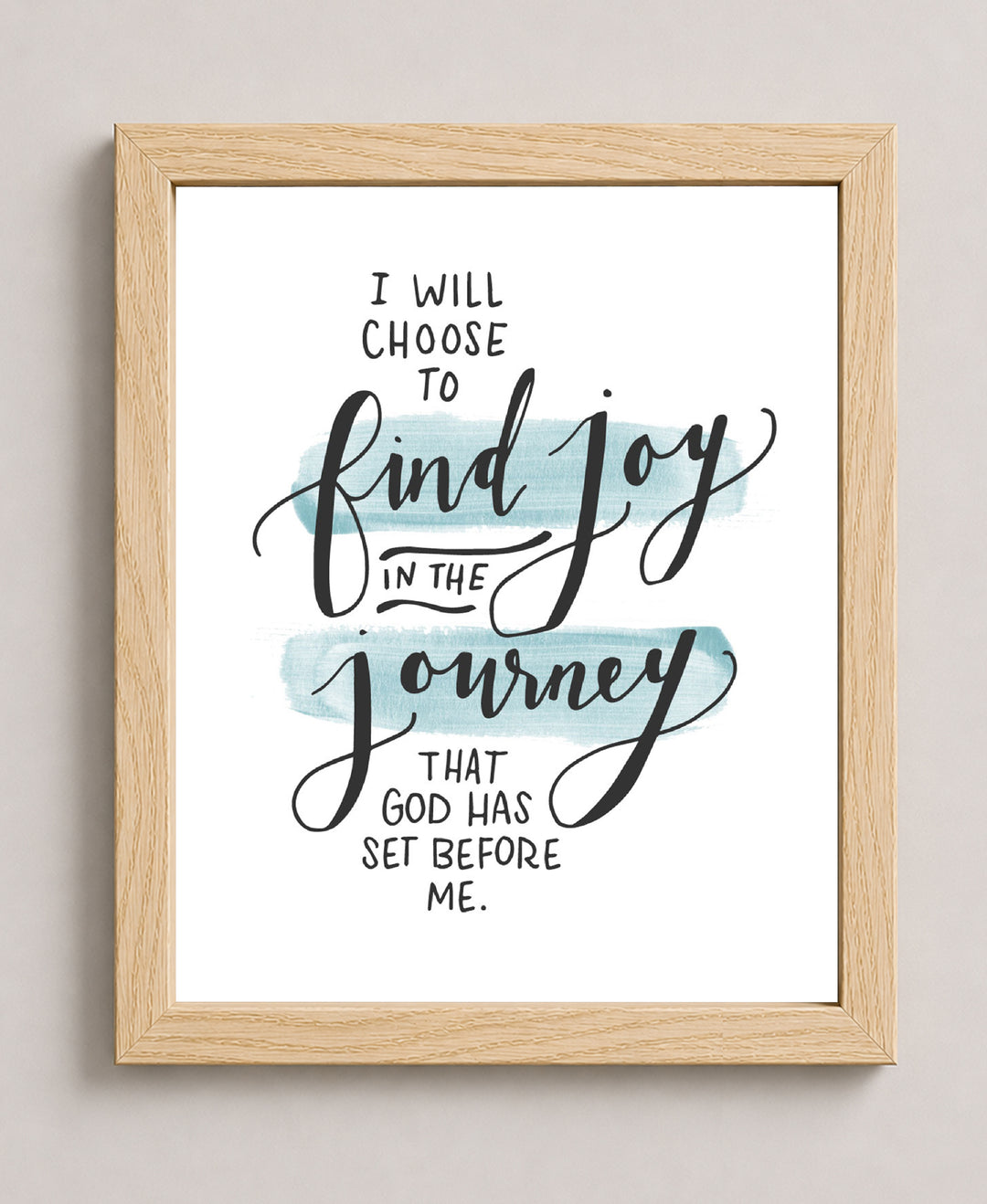 Find Joy in the Journey Inspirational Wall Art