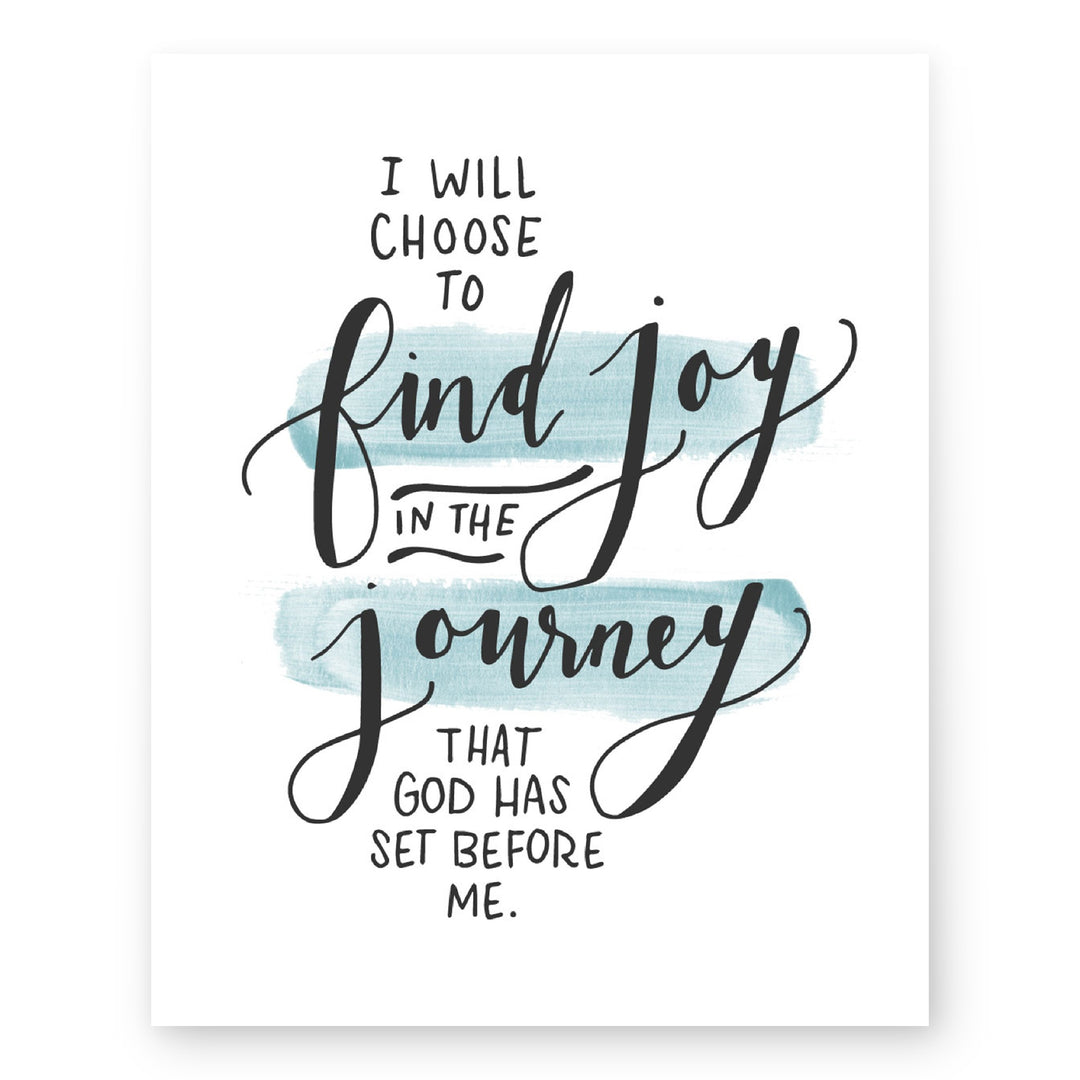 Find Joy in the Journey Inspirational Wall Art