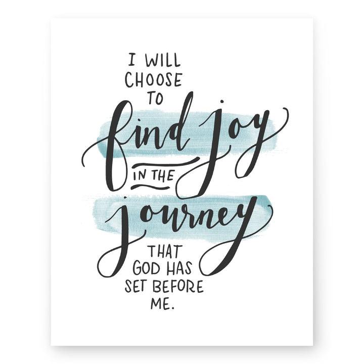 Find Joy in the Journey Inspirational Wall Art