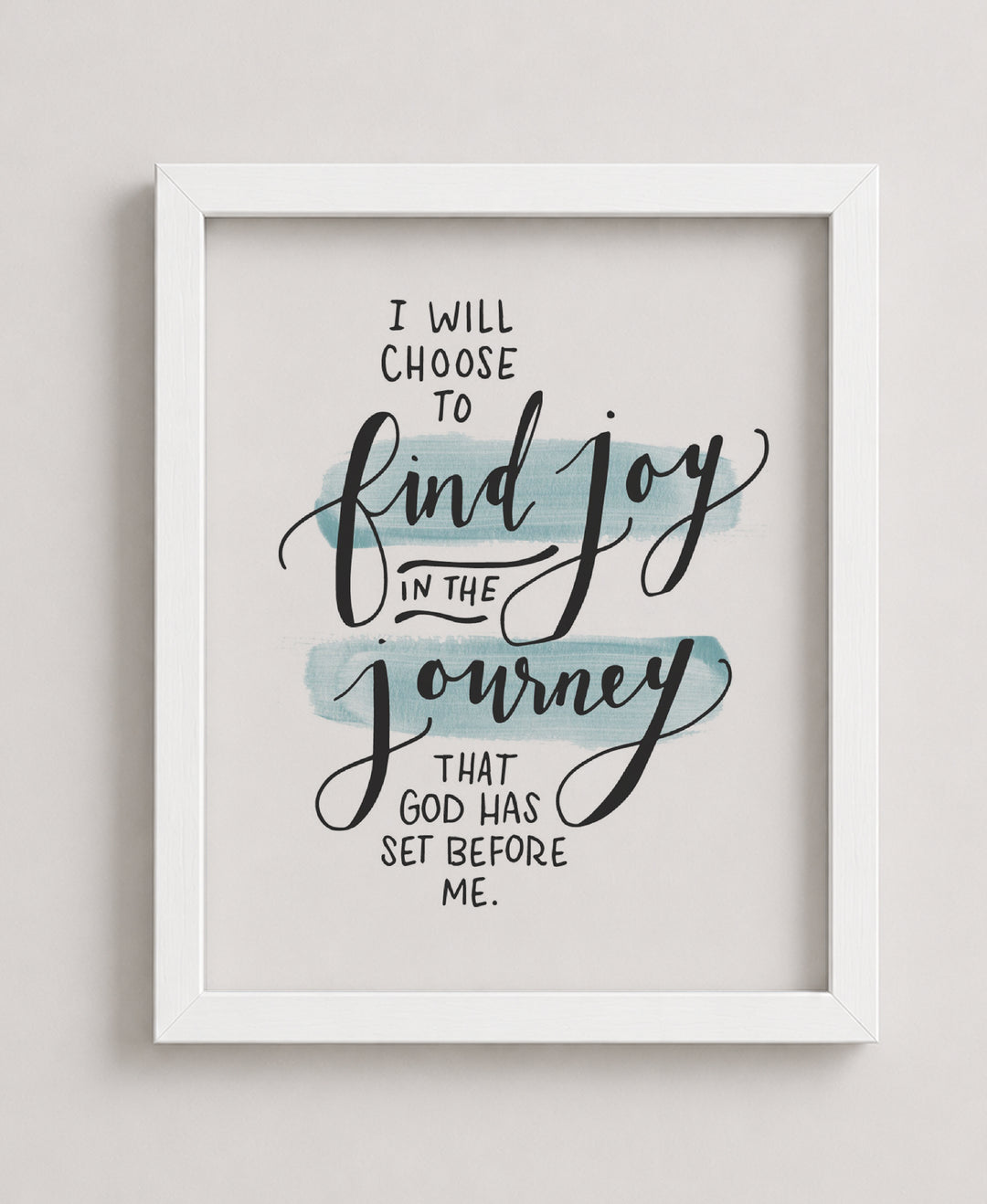 Find Joy in the Journey Inspirational Wall Art