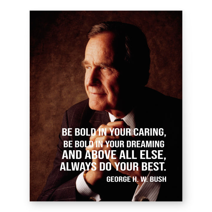 Always Do Best George Bush Inspirational Wall Art