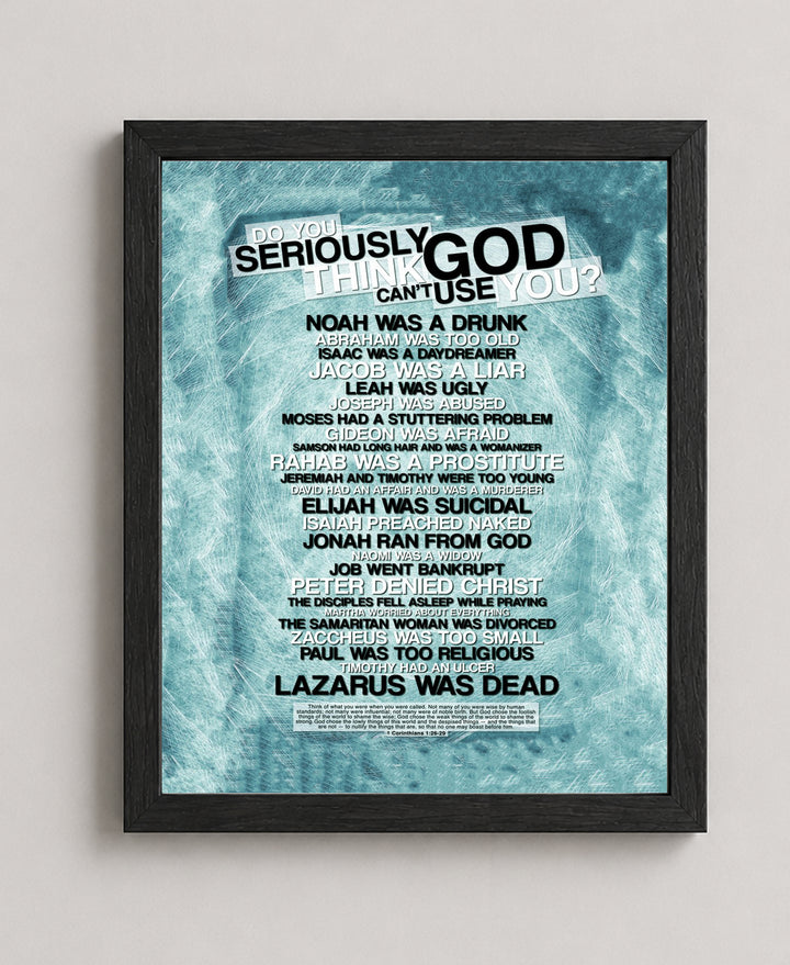 God Can Use You Christian Wall Art