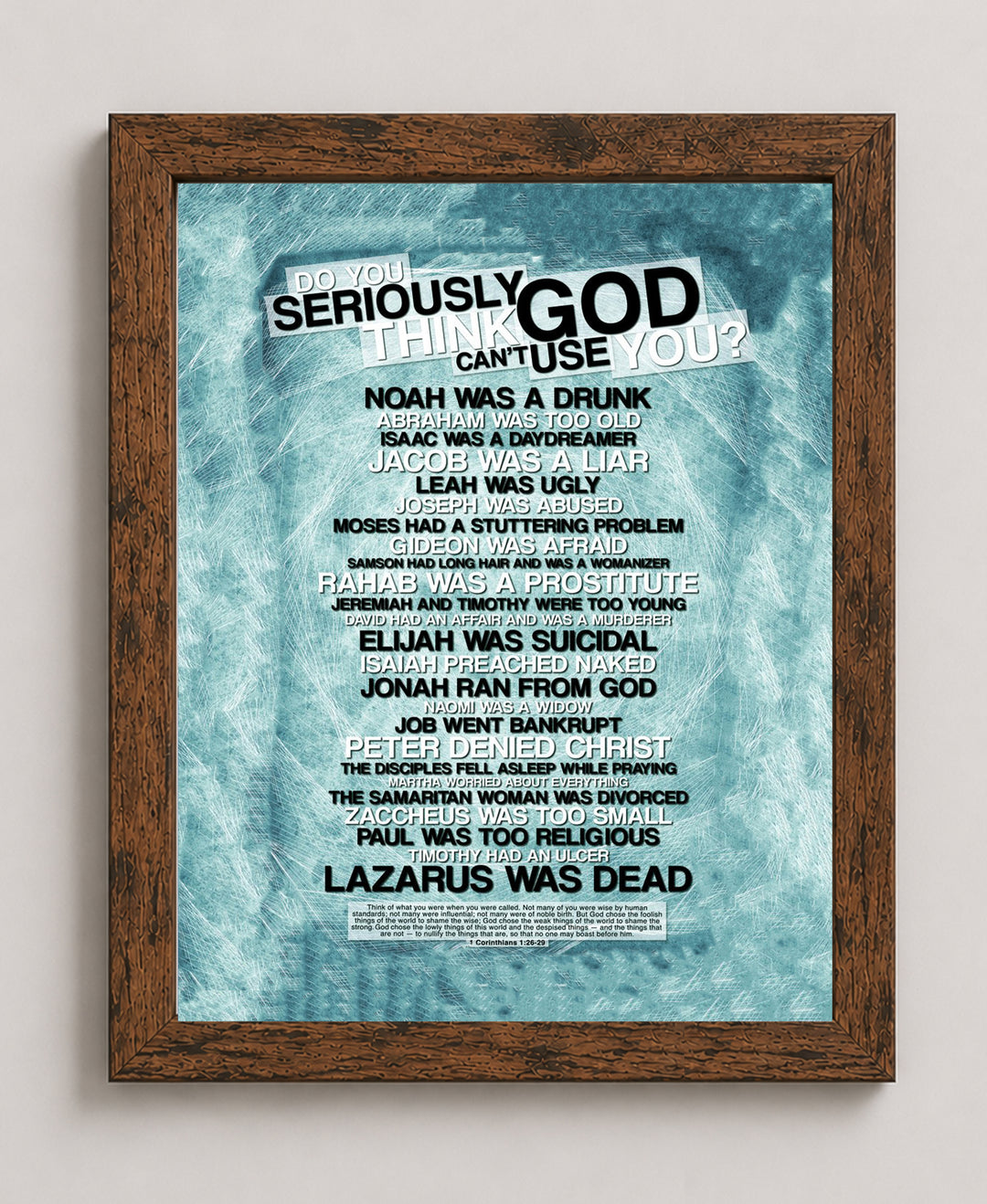 God Can Use You Christian Wall Art