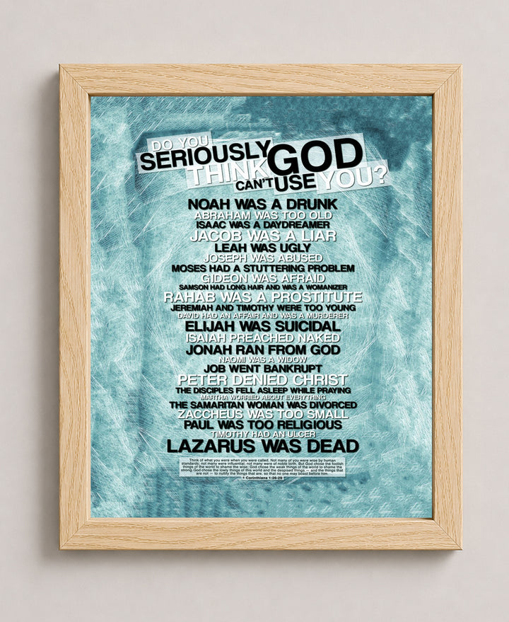 God Can Use You Christian Wall Art