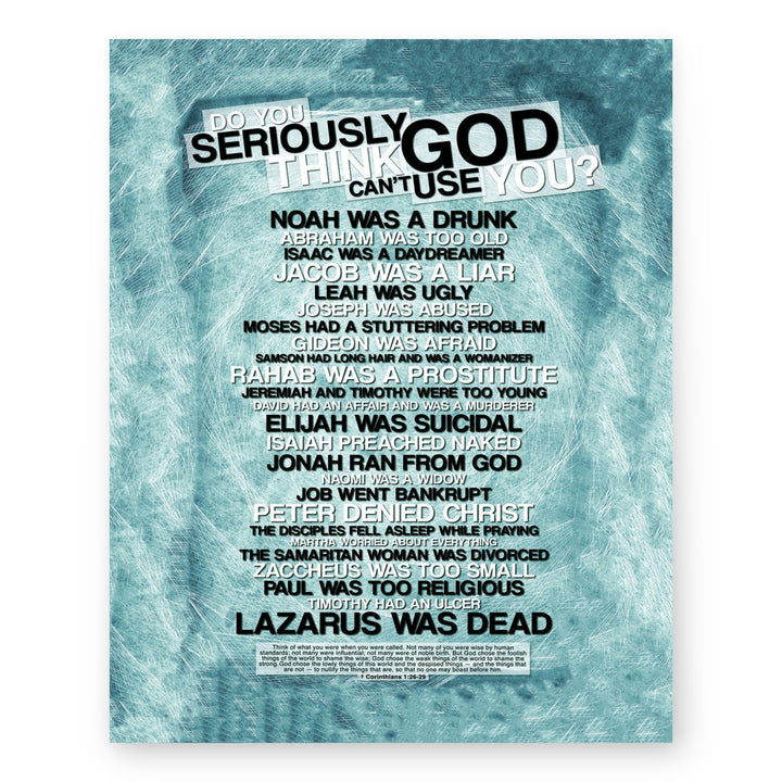 God Can Use You Christian Wall Art