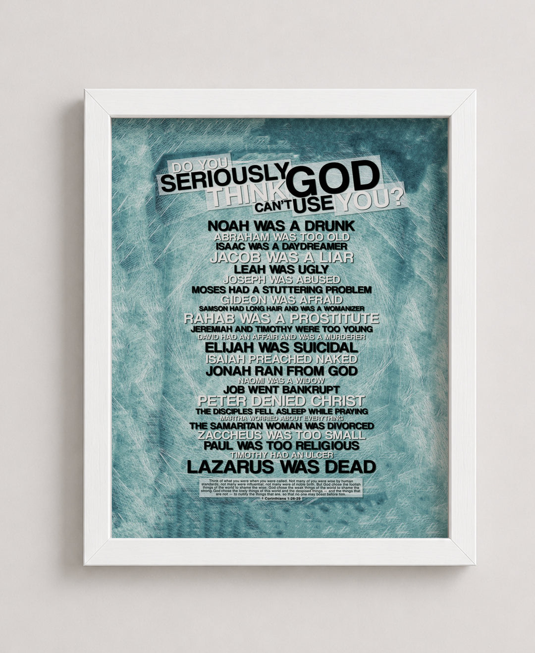 God Can Use You Christian Wall Art