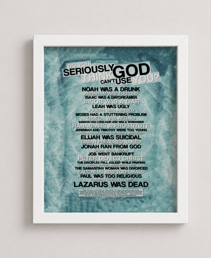 God Can Use You Christian Wall Art