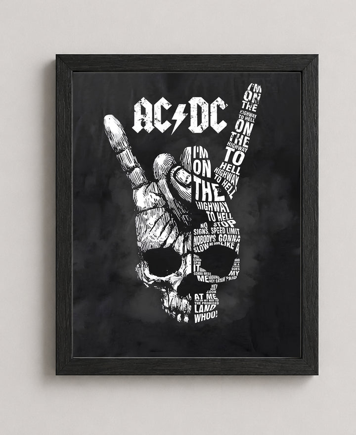 Classic Rock Band Music Wall Art