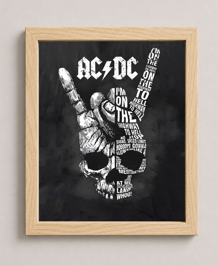 Classic Rock Band Music Wall Art