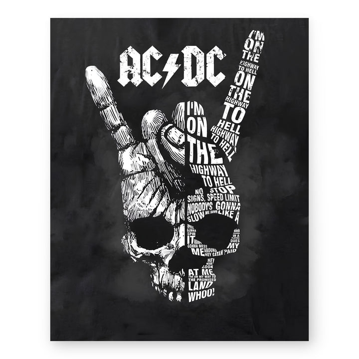 Classic Rock Band Music Wall Art