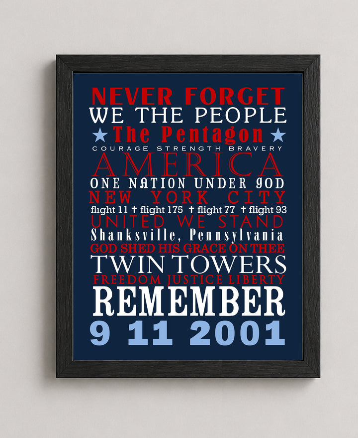 911Mem Inspirational Wall Art