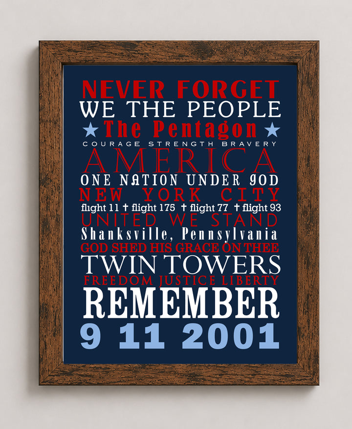 911Mem Inspirational Wall Art
