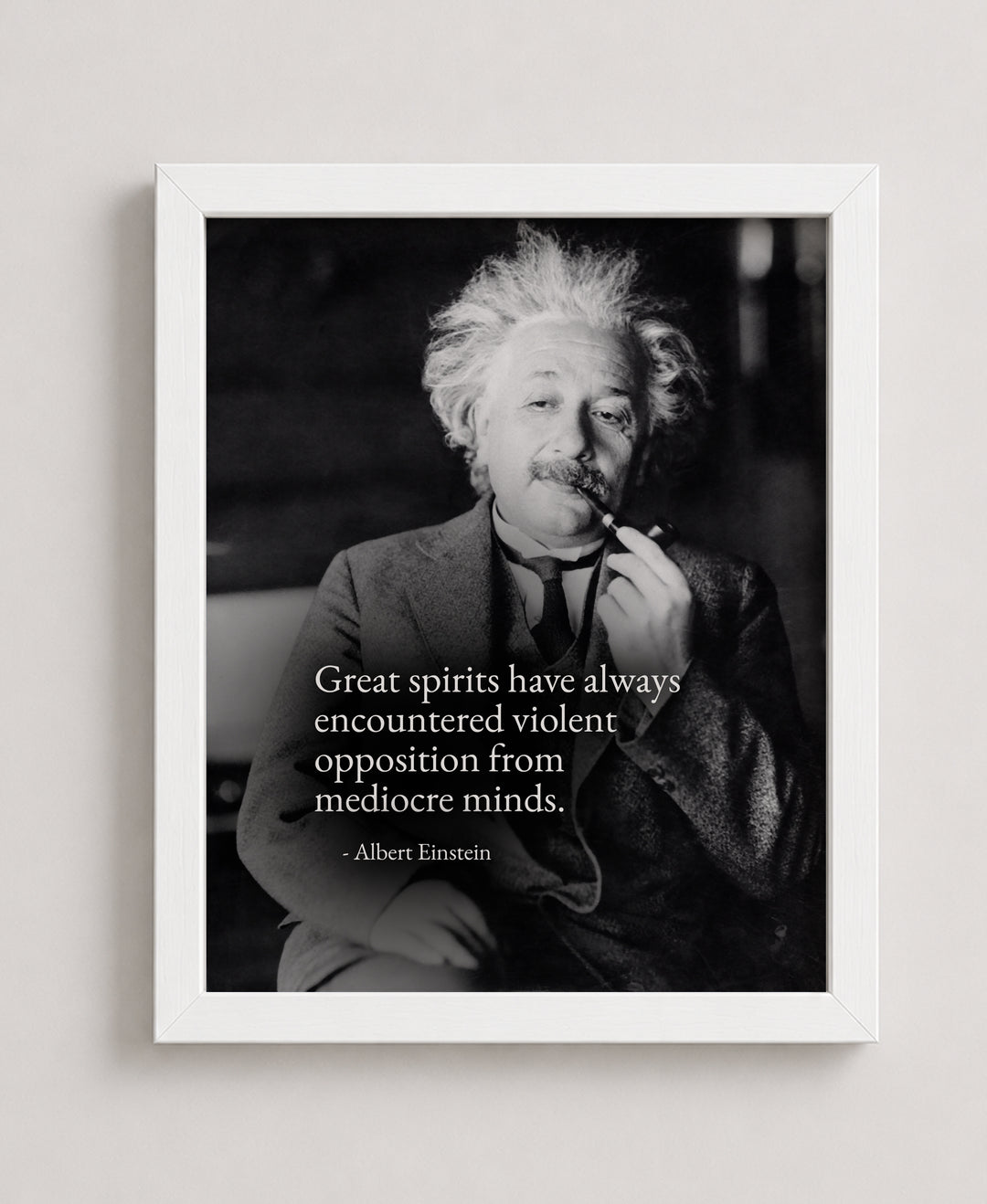 Great Spirits Encounter Opposition Inspirational Wall Art