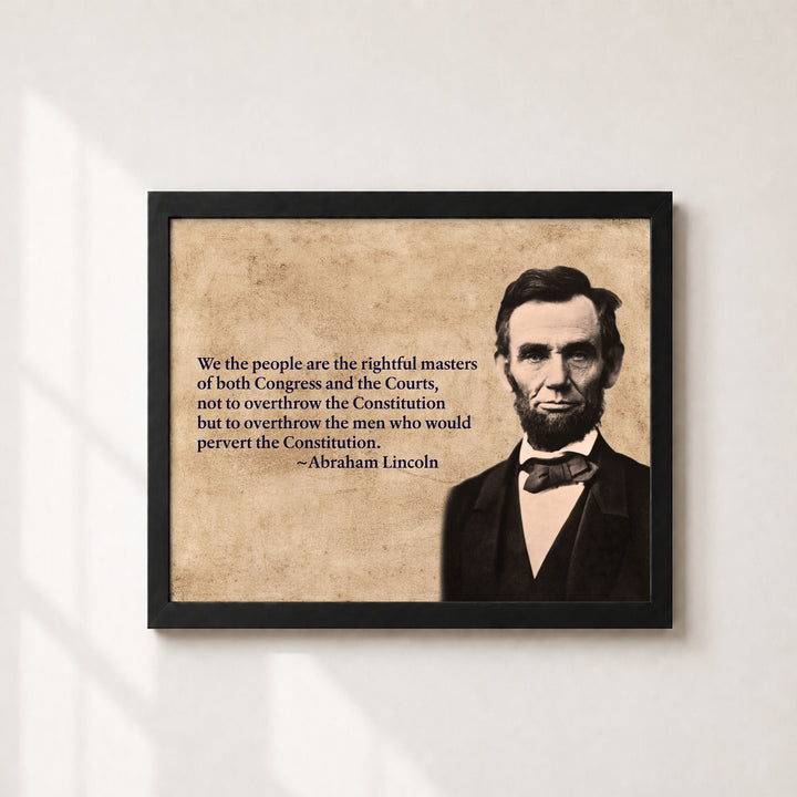 We the People Inspirational Wall Art