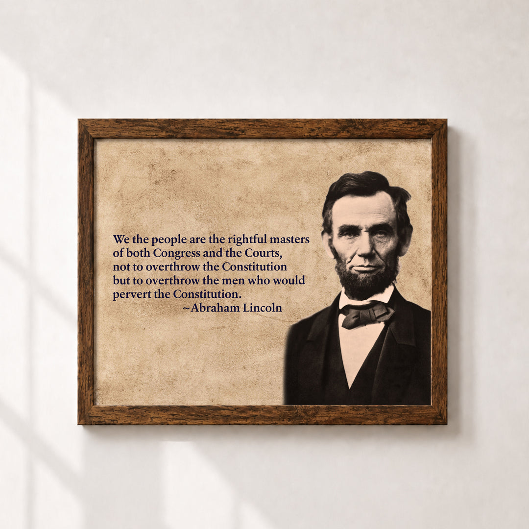 We the People Inspirational Wall Art