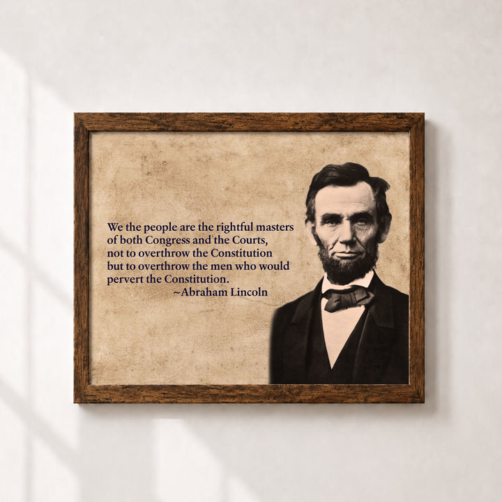 We the People Inspirational Wall Art