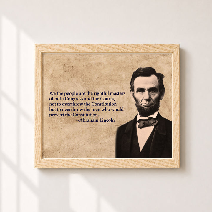 We the People Inspirational Wall Art