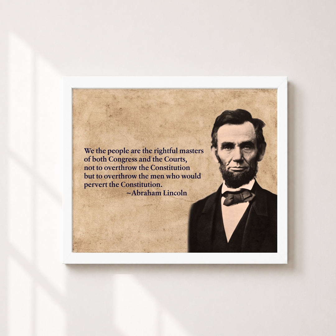We the People Inspirational Wall Art