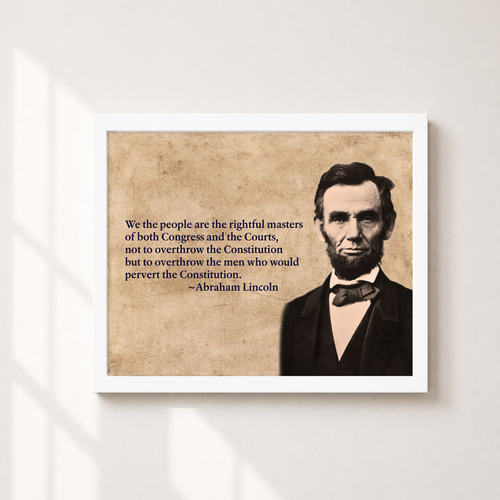 We the People Inspirational Wall Art