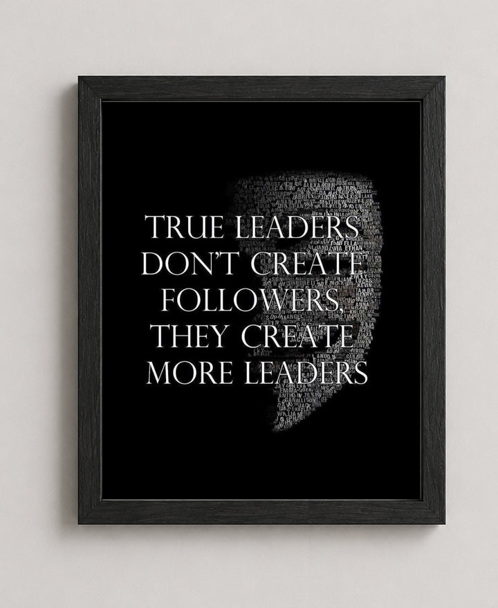 Leadership Inspirational Wall Art