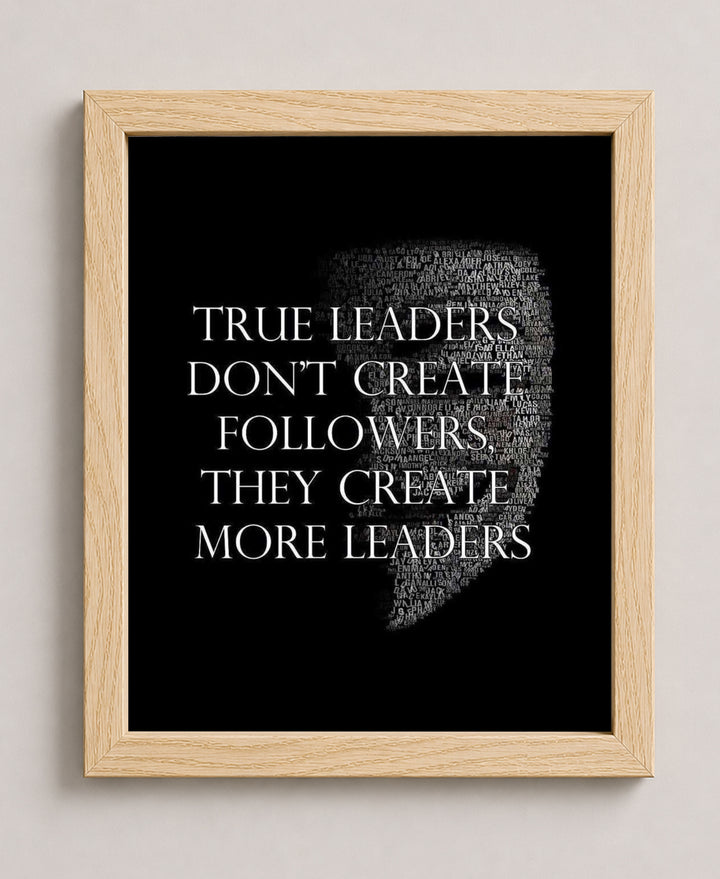 Leadership Inspirational Wall Art