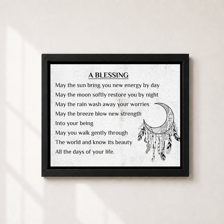 A Blessing Inspirational Wall Art