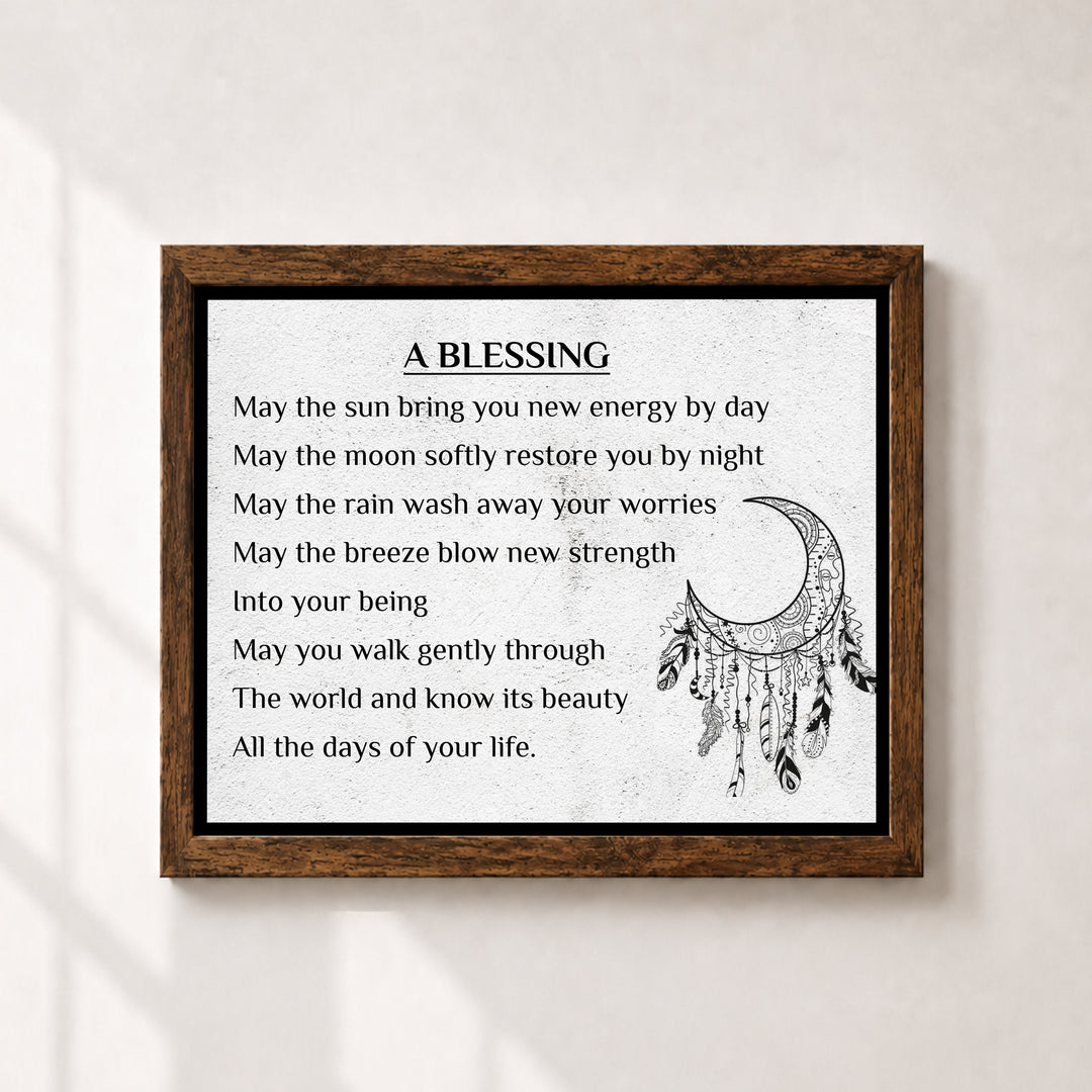 A Blessing Inspirational Wall Art