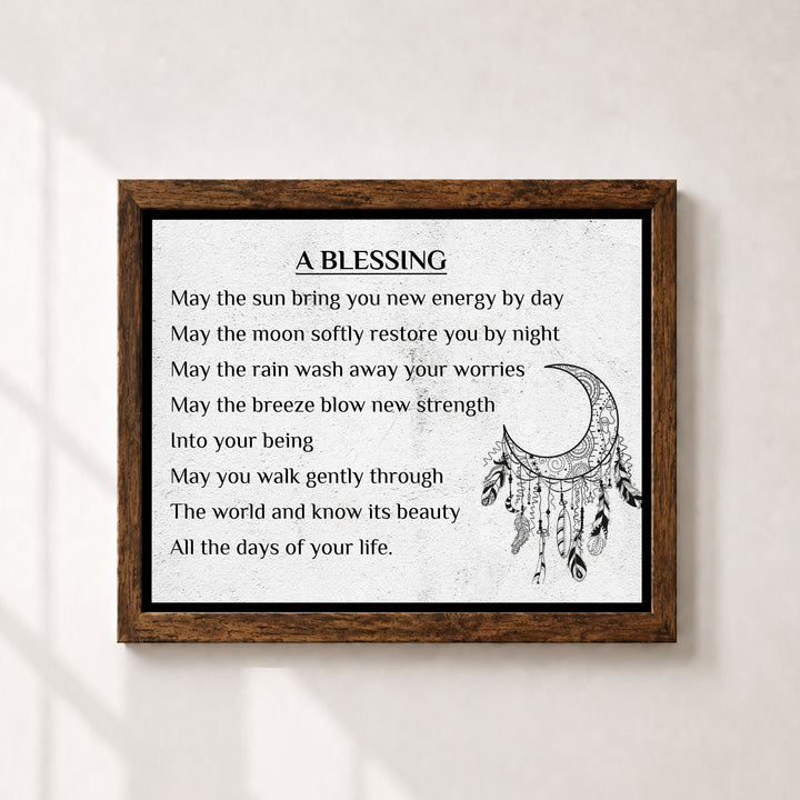 A Blessing Inspirational Wall Art