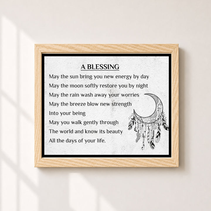 A Blessing Inspirational Wall Art