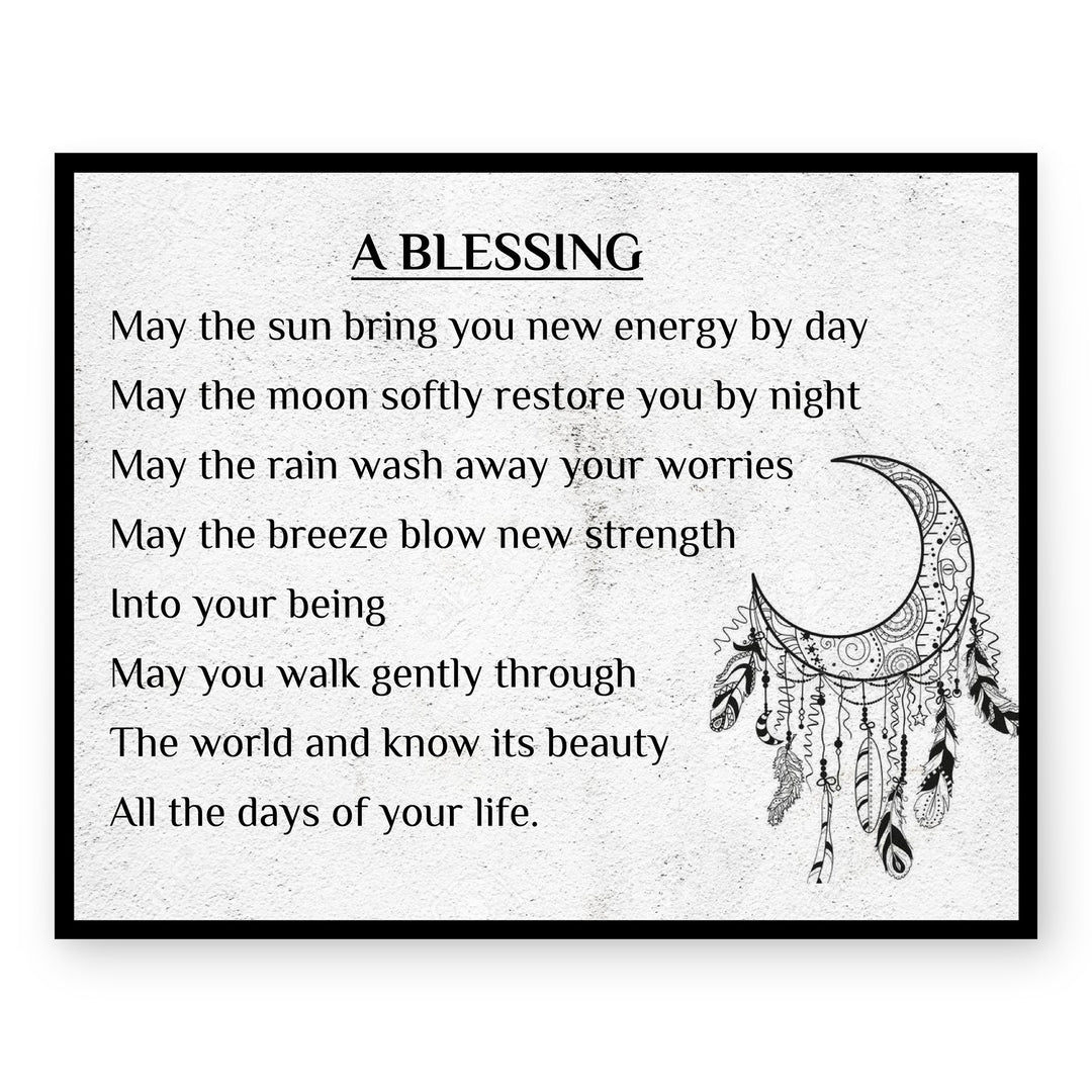 A Blessing Inspirational Wall Art