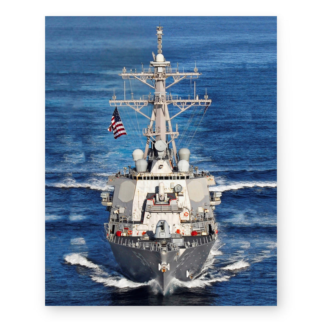 Arleigh Burke Class Destroyer Military Wall Art
