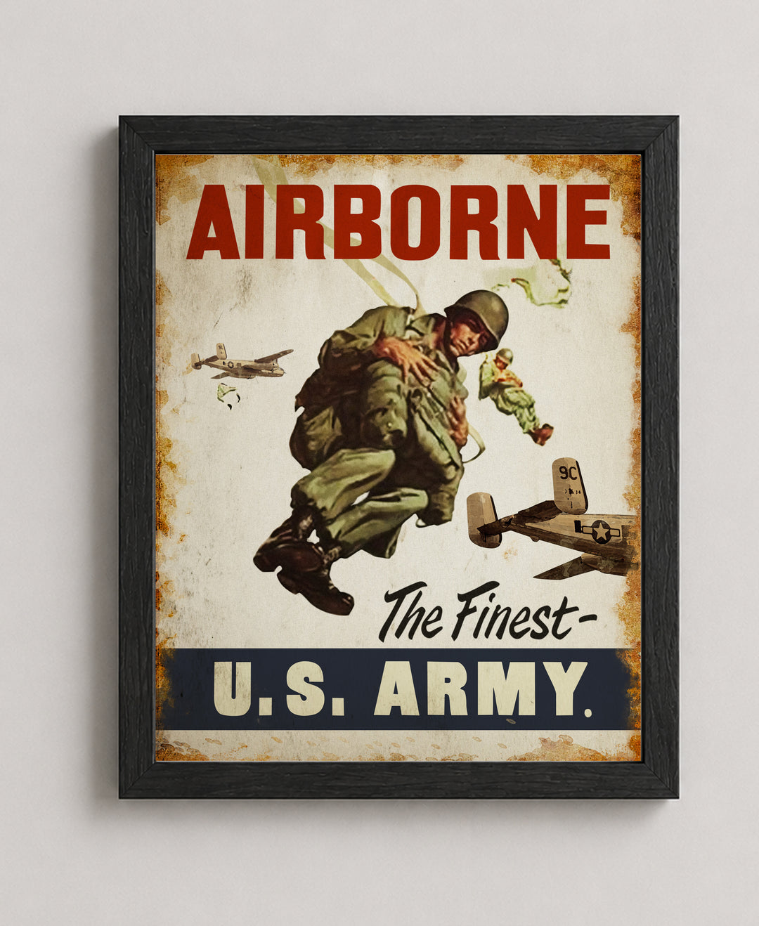 Makes Great Gift For Veterans Military Wall Art