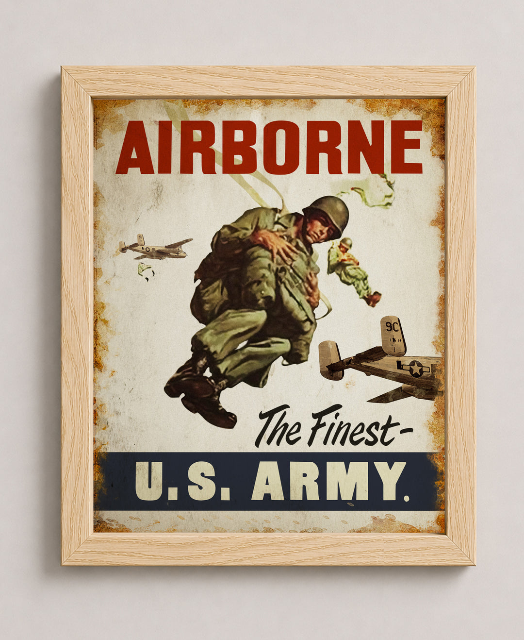 Makes Great Gift For Veterans Military Wall Art
