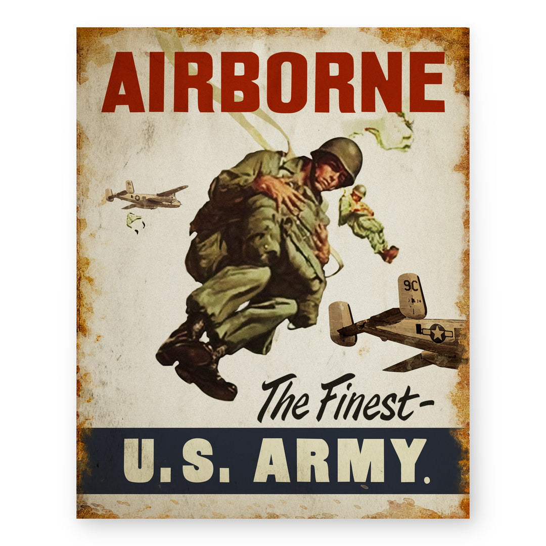 Makes Great Gift For Veterans Military Wall Art