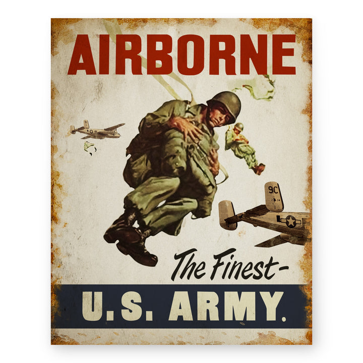 Makes Great Gift For Veterans Military Wall Art