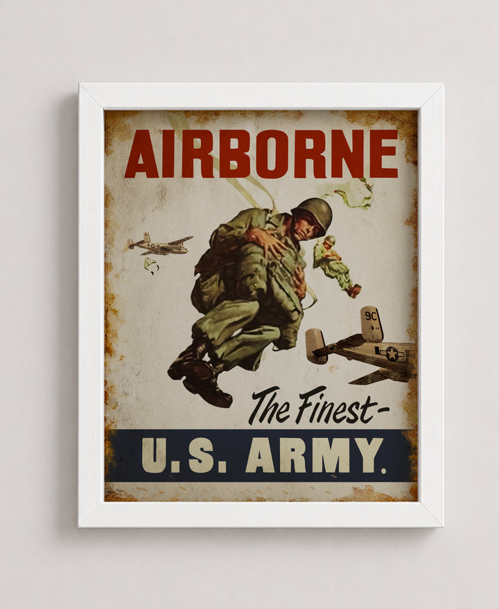 Makes Great Gift For Veterans Military Wall Art