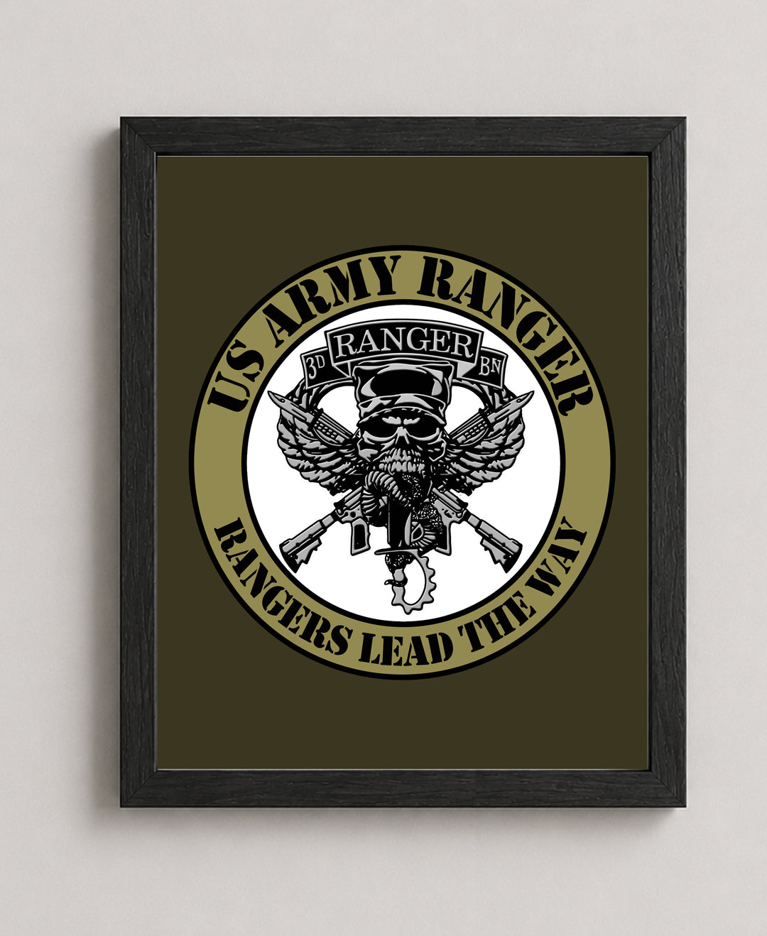 United States Army Ranger Rangers Lead The Way Military Wall Art