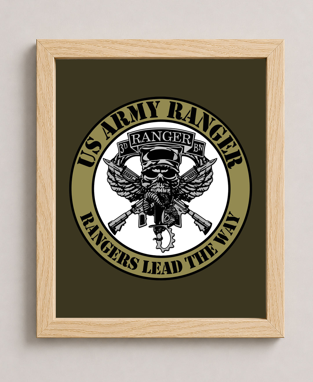 United States Army Ranger Rangers Lead The Way Military Wall Art