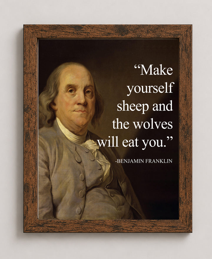 Benjamin Franklin Patriotic Wall Art